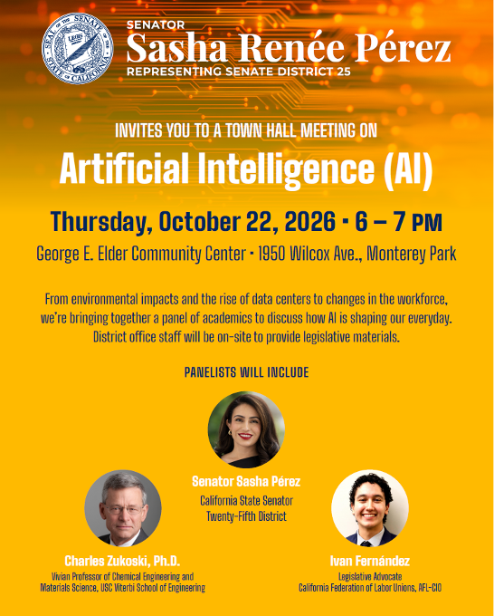 Senator Perez AI Townhall