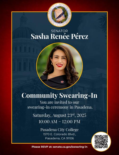 Swearing In Flyer