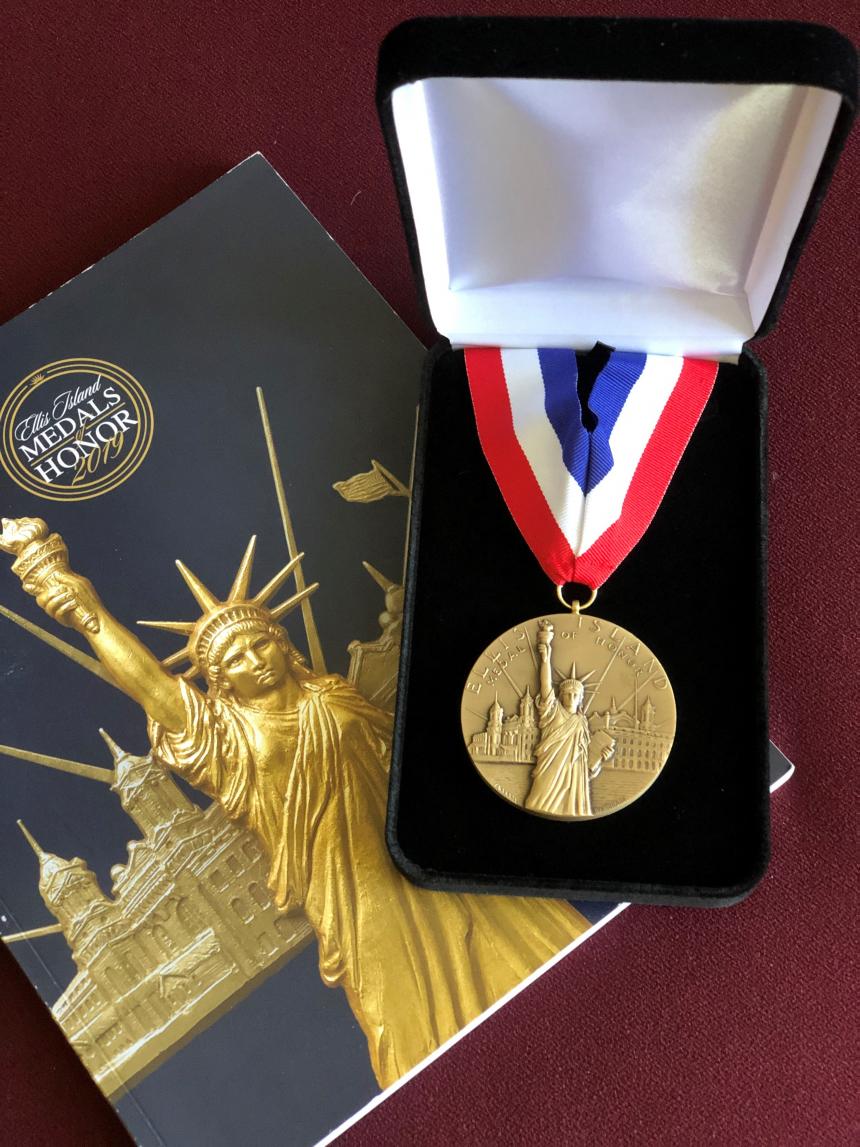 Senator Anthony J. Portantino Awarded Ellis Island Medal of Honor