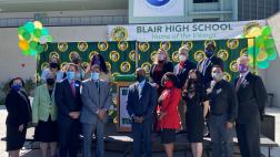Senator Portantino Visits Blair High School 